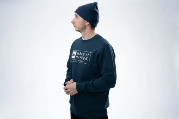 NASH Make It Happen Coordinates Jumper Navy Blue