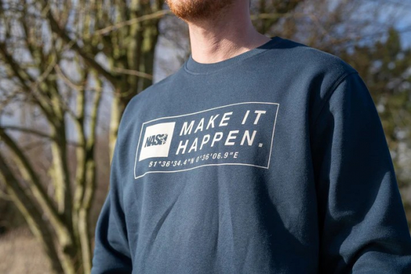 NASH Make It Happen Coordinates Jumper Navy Blue
