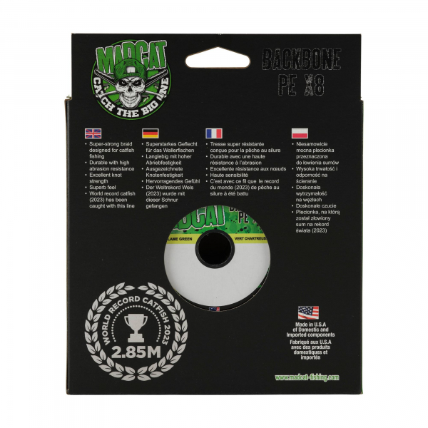 Madcat Backbone PE X8 300m 0.60mm 84.1kg CHRT