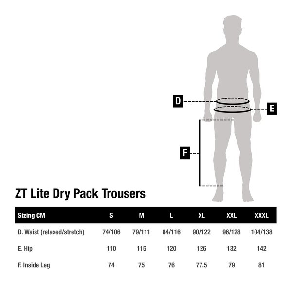 Nash ZT Lite Dry Pack Trousers