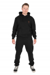 Mikina Fox Collection Hoody Black & Orange