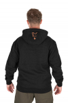 Mikina Fox Collection Hoody Black & Orange