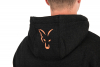 Mikina Fox Collection Hoody Black & Orange
