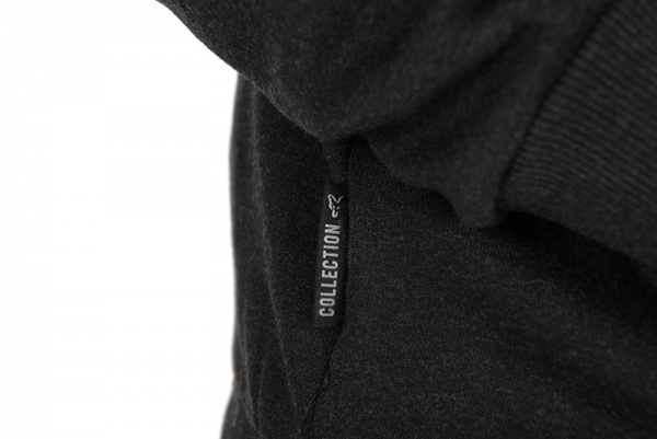 Mikina Fox Collection Hoody Black & Orange