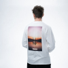 NASH Make It Happen Sunset Long Sleeve T Shirt Ecru