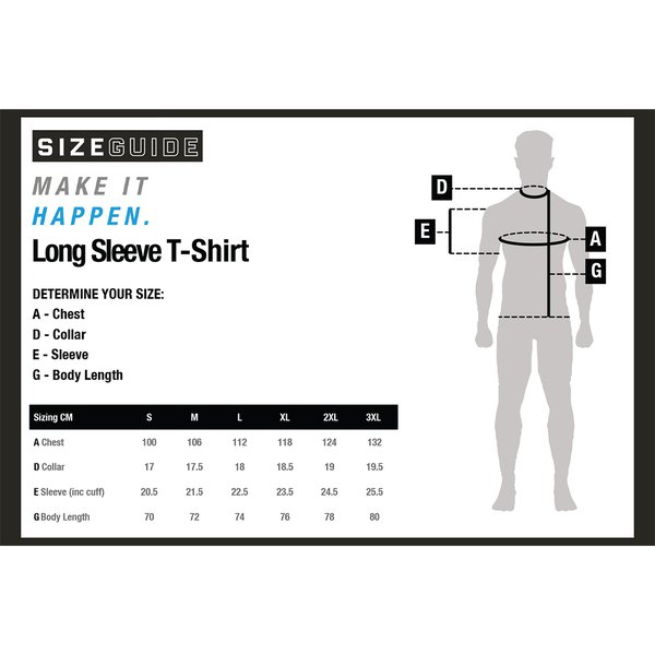 NASH Make It Happen Sunset Long Sleeve T Shirt Ecru