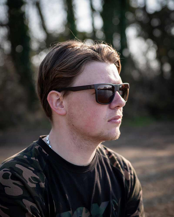 Okuliare Fox Avius Trans Khaki - Brown Lens