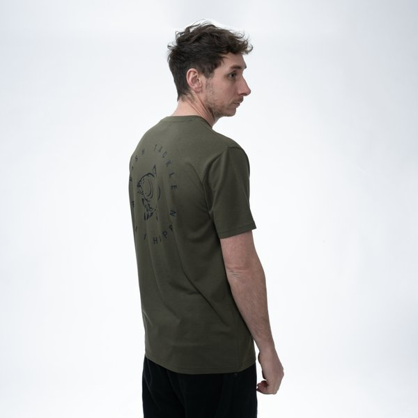 NASH Make It Happen Carp Logo T Shirt Green