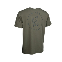 NASH Make It Happen Carp Logo T Shirt Green