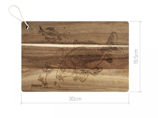 Delphin CarpBOARD Dekoratív konyhai vágódeszka