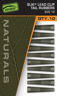 Fox Edges Naturals Size10 Slik Lead Clip Tail Rubber
