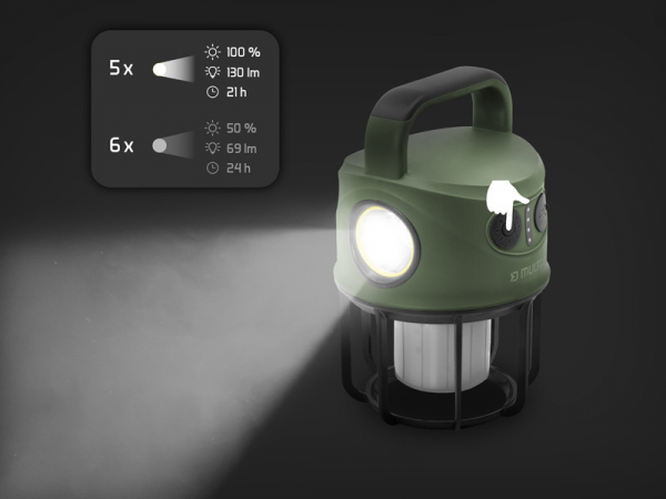 Delphin Multix Kempinglámpa 4400 mAh