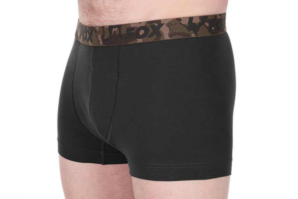Fox Boxer Shorts - Khaki/Black 2db