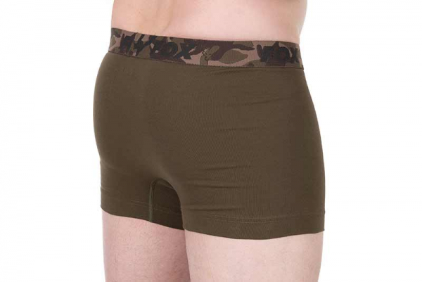 Fox Boxer Shorts - Khaki/Black 2db