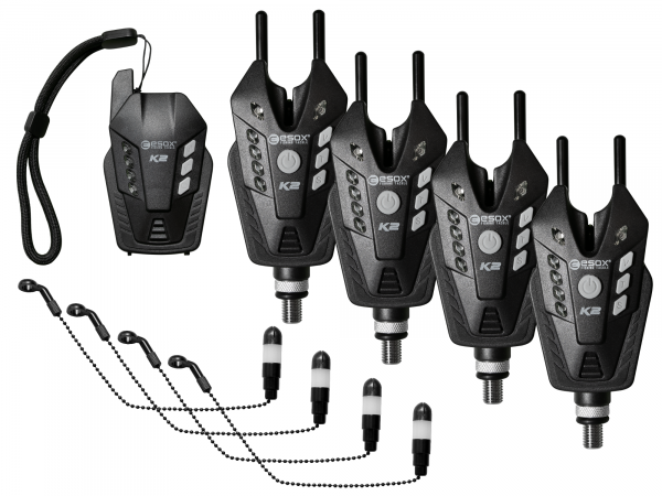 Sada signalizátorov Esox K2 Set + Snag Gear + Swingre