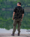 Korda Tie Dye Tee | Dark Olive
