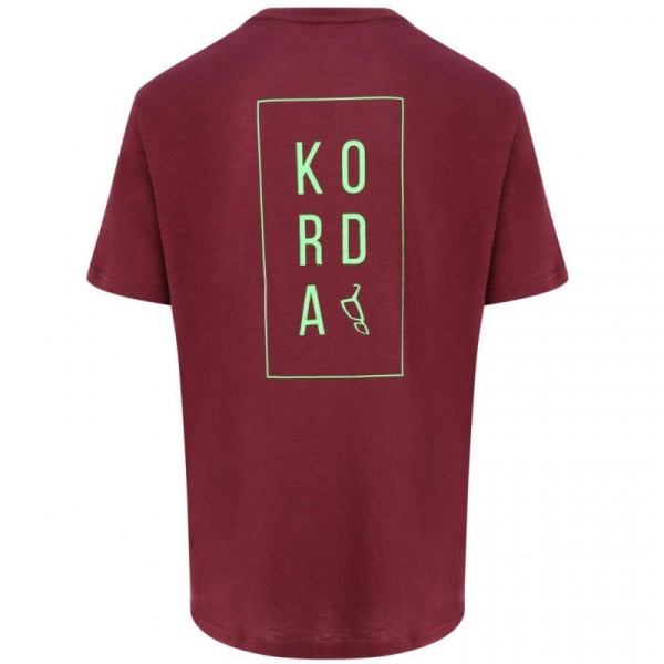 Tričko - Korda LE Loyal Tee - Burgundy