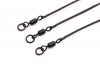 Korda Kable Leadcore Leader Ring Swivel Gravel 50cm
