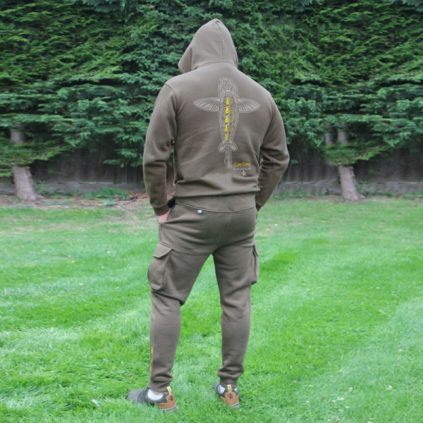 Vass Carp Rising Hoody - Khaki