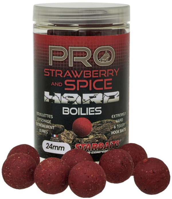 STARBAITS Hard Boilies Pro Strawberry Spice