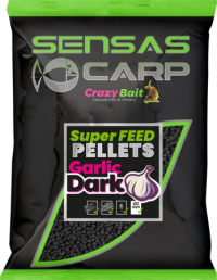 SENSAS Super Feed Pellets Garlic Dark