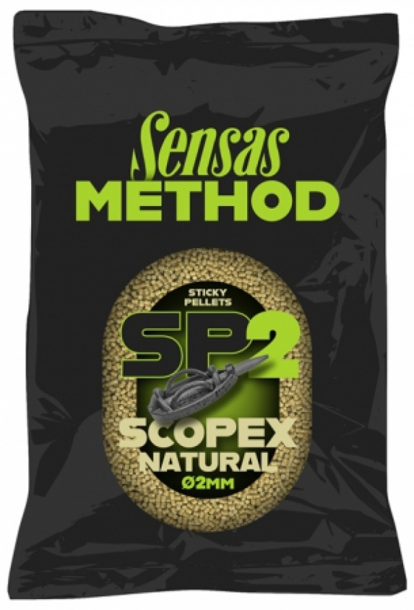SENSAS Sticky Pellets Natural Scopex
