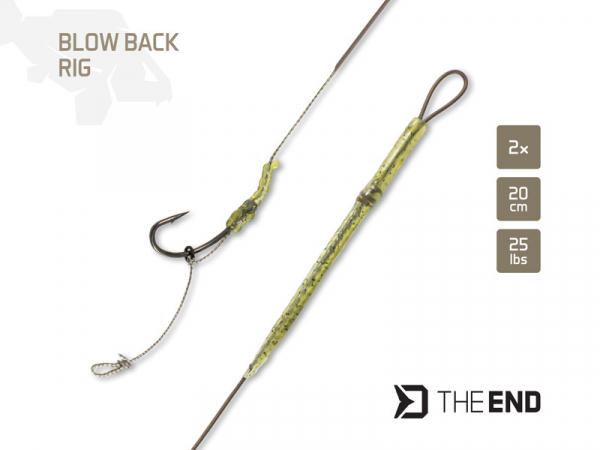 Návazec Delphin TheEND Blow back rig / 2ks