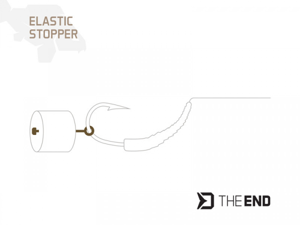 Elastická zarážka Delphin TheEND / 36ks