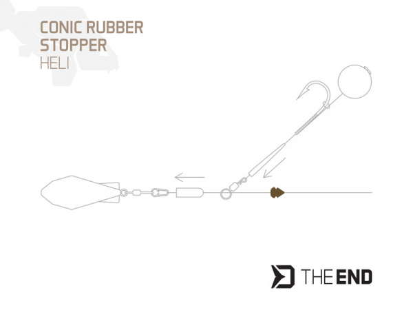 Nárazová korálka Delphin TheEND Heli Stopper / 15ks