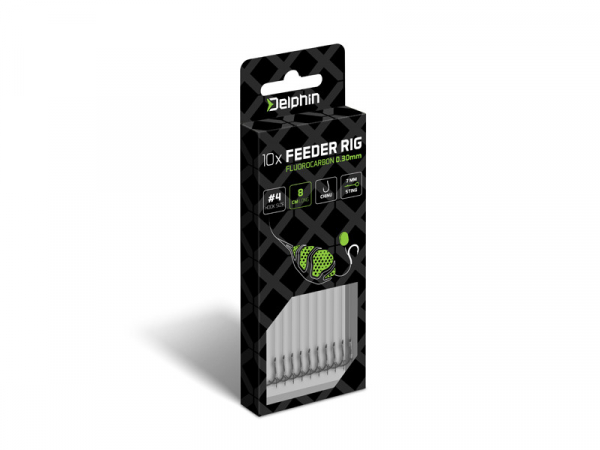Feederový návazec Delphin Fluoro Sting - Chinu / 10ks