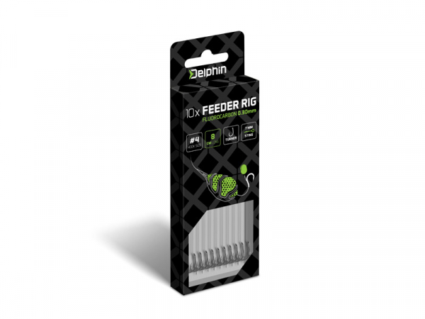 Feederový návazec Delphin Fluoro Sting - Turner / 10ks