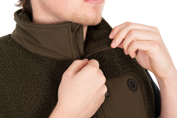 Fox Olive Sherpa Hybrid Gilet Vesta