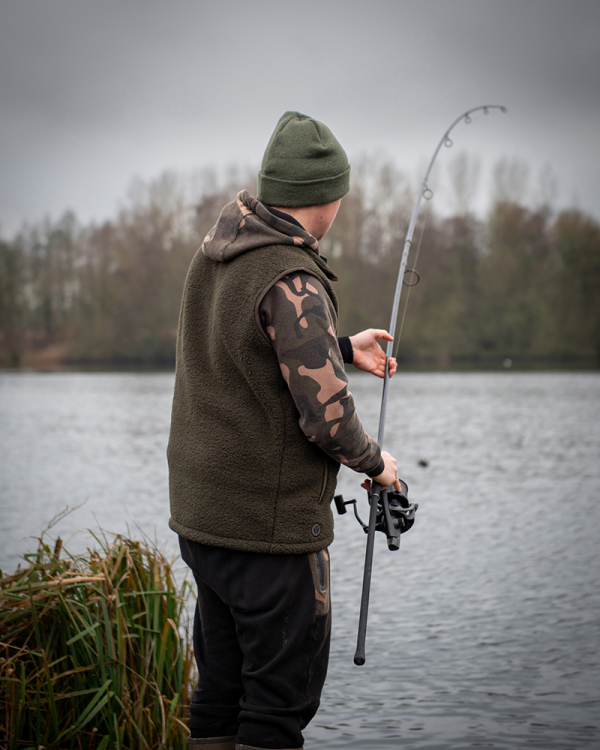 Fox Olive Sherpa Hybrid Gilet Vesta
