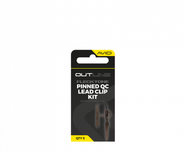 AVID Outline FleckTone Pinned QC Lead Clip Kit