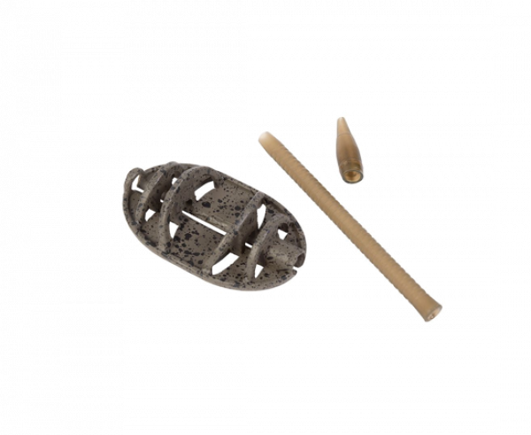 PRESTON ICS In-Line Dura Flat Method Feeders - X-LARGE