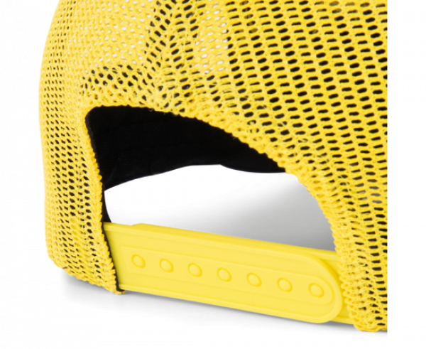BLACK CAT Black and Yellow Trucker Cap