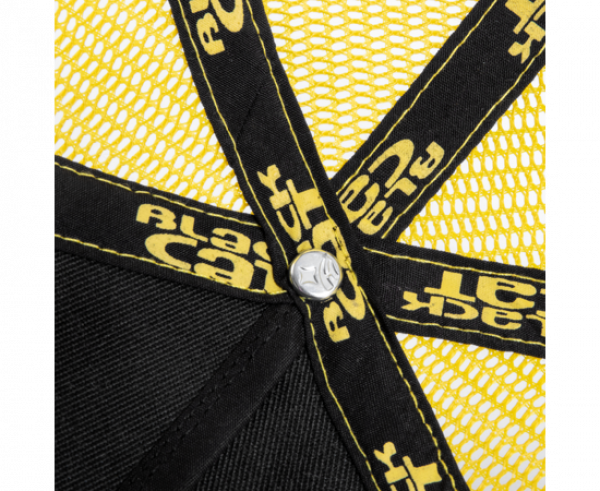 BLACK CAT Black and Yellow Trucker Cap