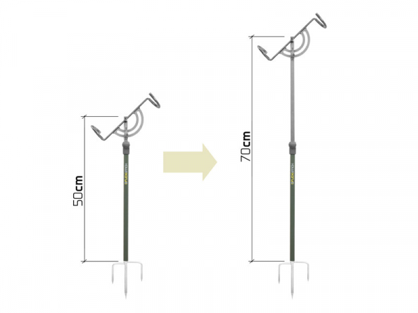 Delphin FlexiSTICK Teleszkópos bottartó