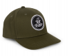 BLACK CAT Green Flat Peak Cap