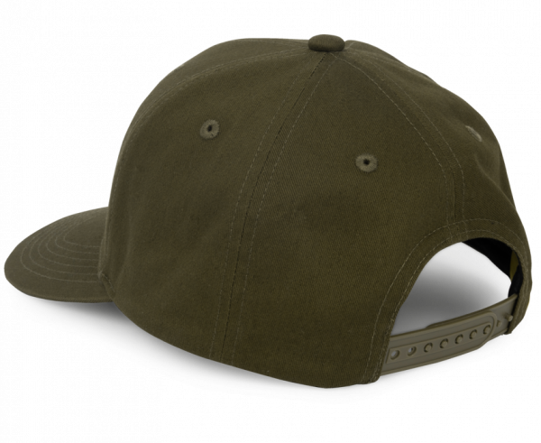 BLACK CAT Green Flat Peak Cap