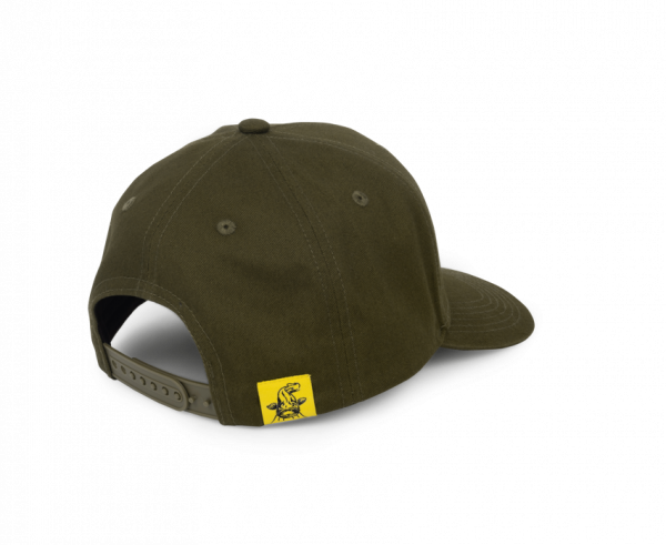 BLACK CAT Green Flat Peak Cap
