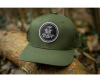 BLACK CAT Green Flat Peak Cap