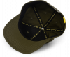 BLACK CAT Green Flat Peak Cap