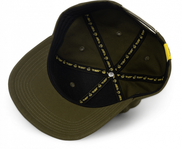 BLACK CAT Green Flat Peak Cap