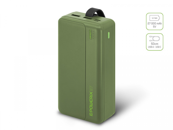 Powerbanka Delphin PoweriX / 27 000 mAh