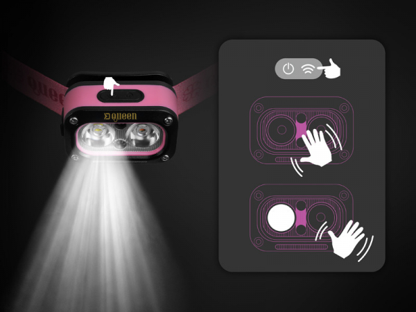 Delphin QUEEN fejlámpa