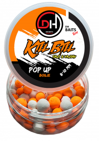 DHB POP UP - KILL BILL (biela + oranžová) - 8-10mm