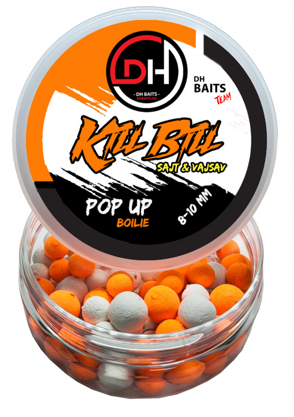 DHB POP UP - KILL BILL (biela + oranžová) - 8-10mm