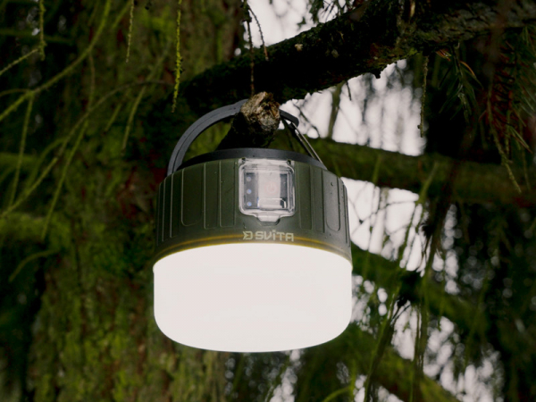 Kempingová lampa s ovládačom Delphin SVITA 4W/3600mAh
