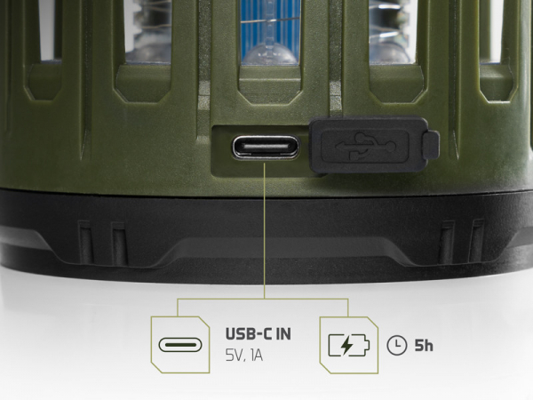 Kempingová lampa Delphin MOSKYTO 3W/2600mAh